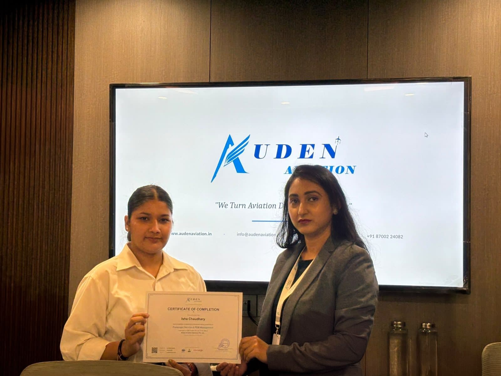 Auden Aviation training batch