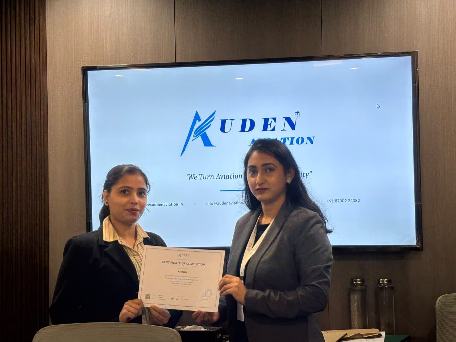 Auden Aviation training batch