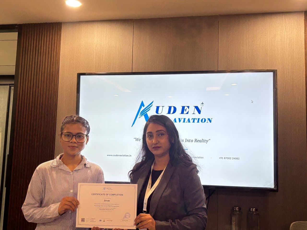 Auden Aviation training batch
