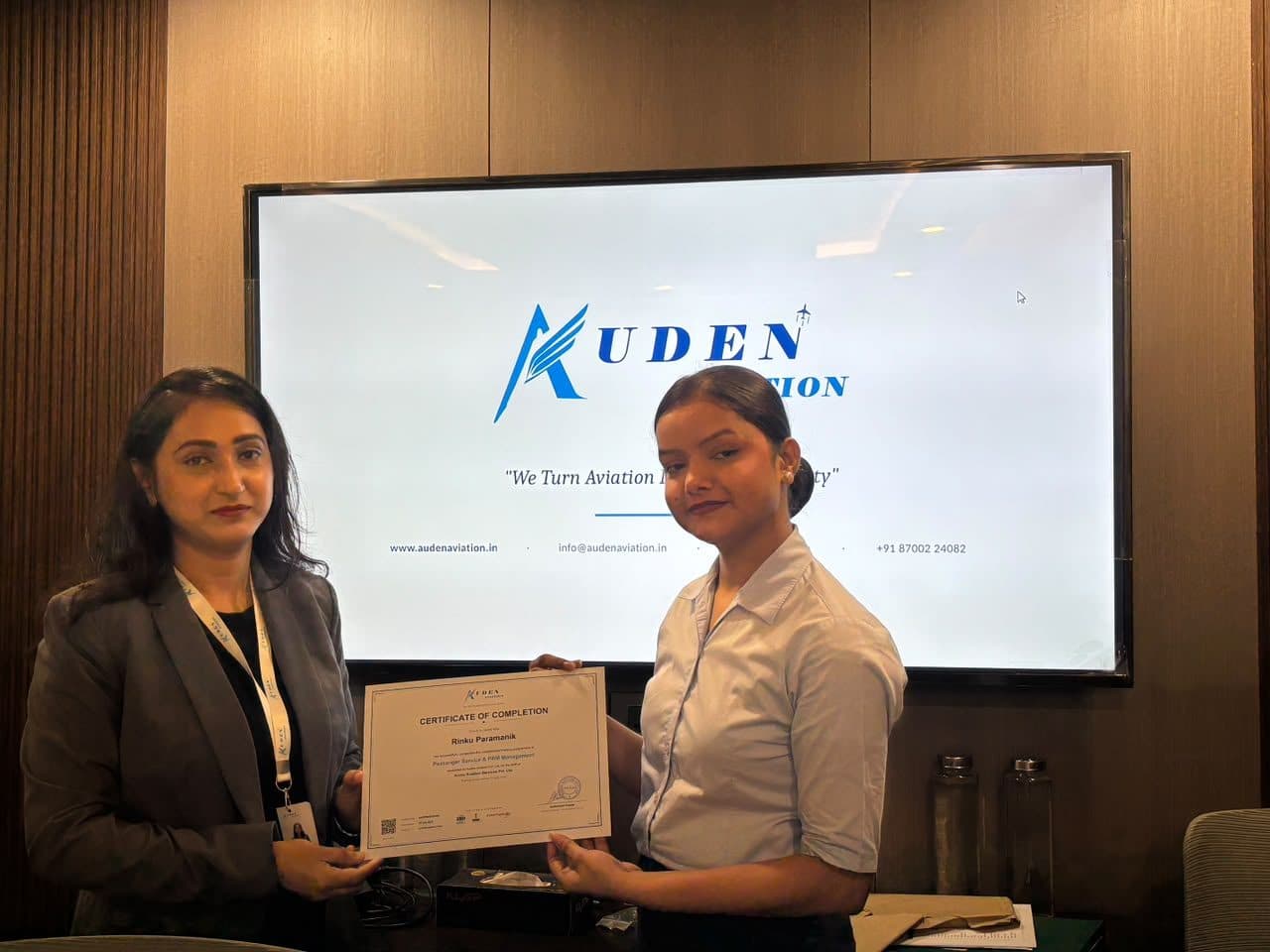 Auden Aviation training batch