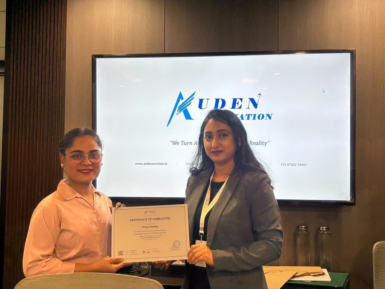 Auden Aviation training batch