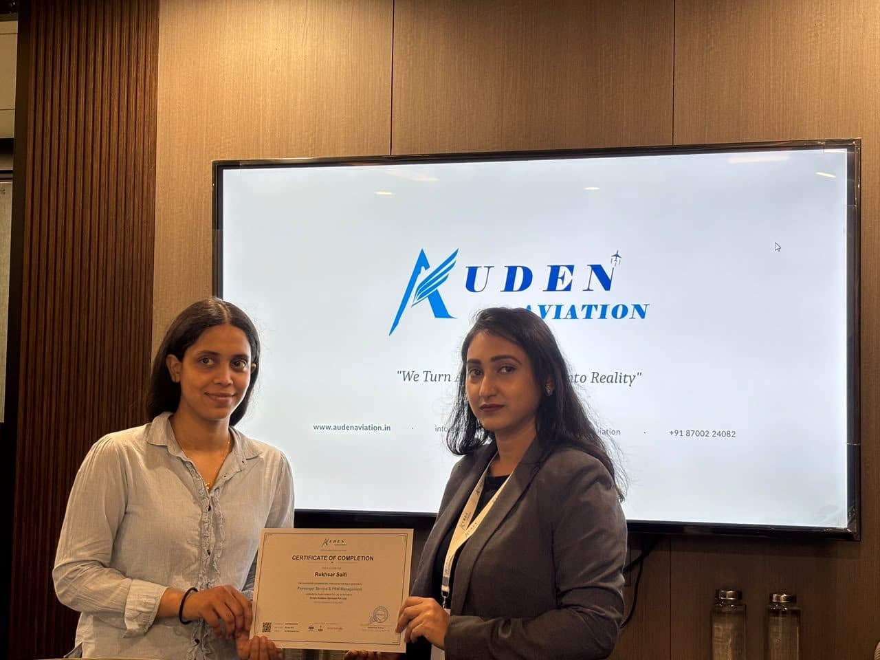 Auden Aviation training batch