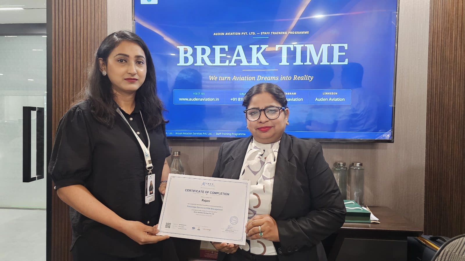 Auden Aviation training batch