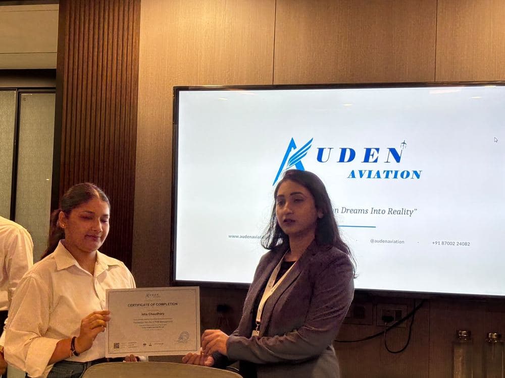 Certificate award ceremony