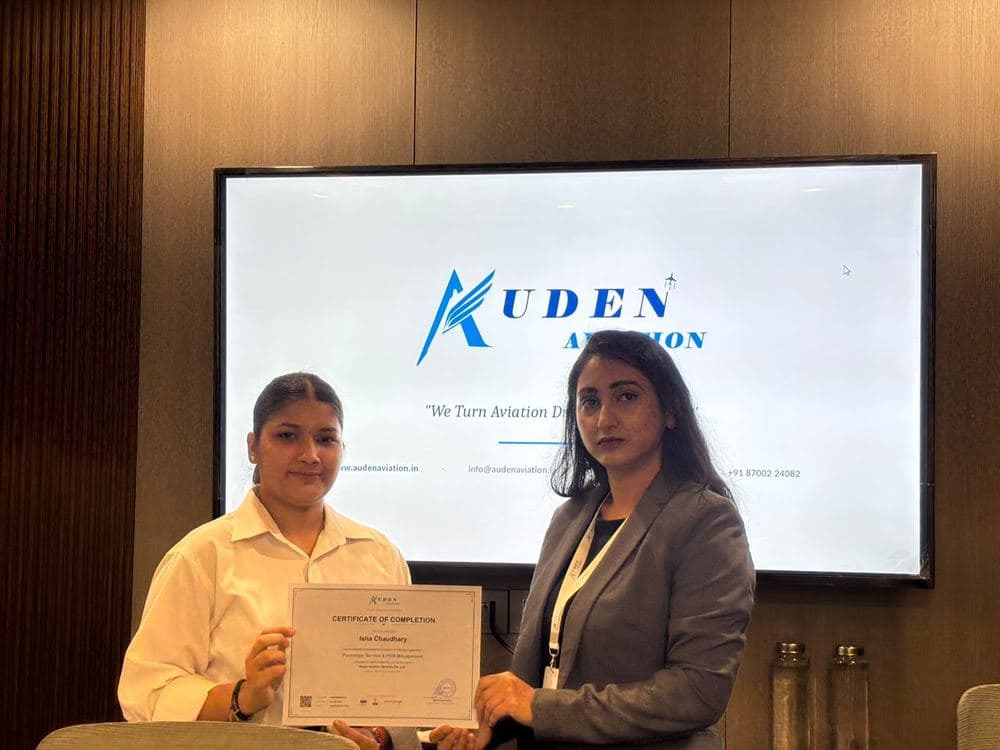 Certificate award ceremony